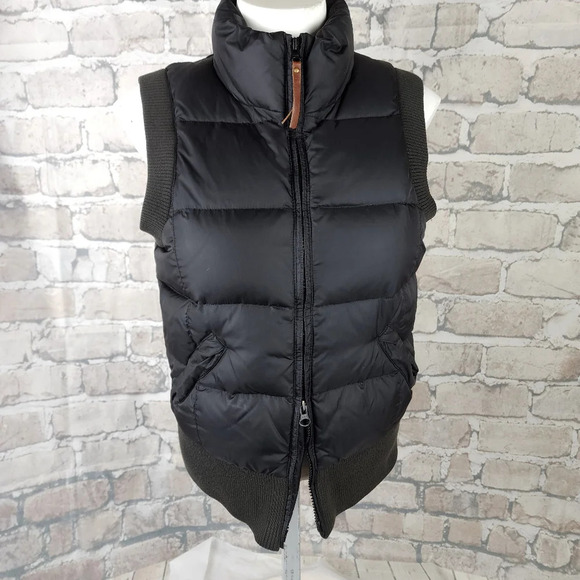 Jacob Connexion Goose Down Puffer Vest Black Size - Picture 4 of 11